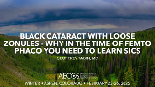 "Black cataract with loose zonules - why in the time of femto phaco you need to learn SICS"